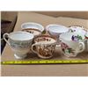 Image 2 : Variety of different chinaware- tea cups and saucers
