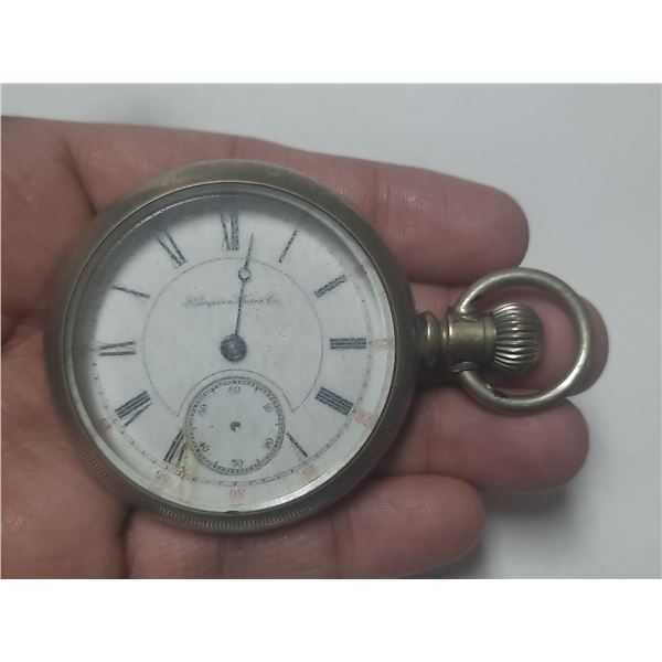 VINTAGE HAMPDEN 18S, 11J POCKET WATCH  PARTS/REPAIR