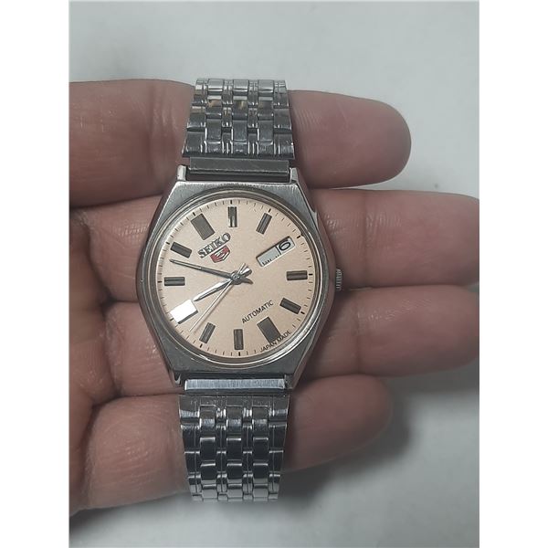 VINTAGE SEIKO 6309-545A AUTO, DAY/DATE @ 3, RUNS
