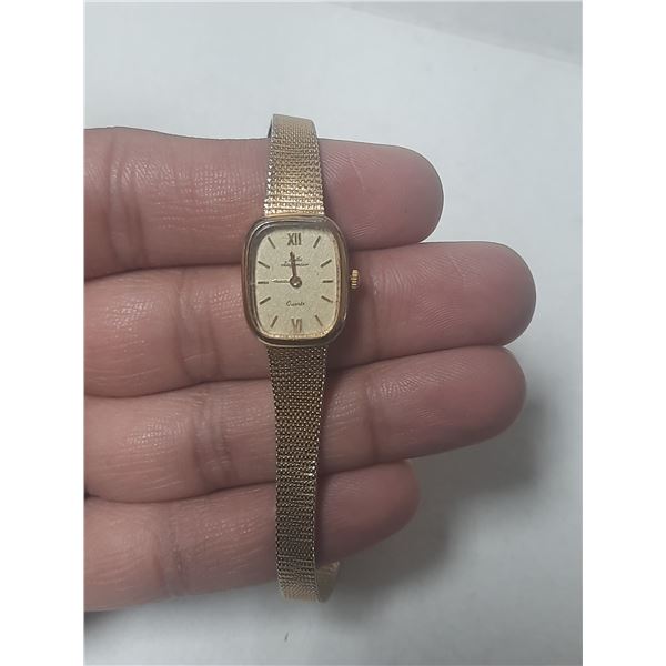 VINTAGE LADIES JULES JORGENSON QTZ WATCH, NEW BATT, RUNS
