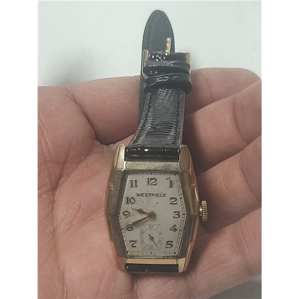 VINTAGE WESTPORT by BULOVA ART-DECO, MAN WIND, RUNS