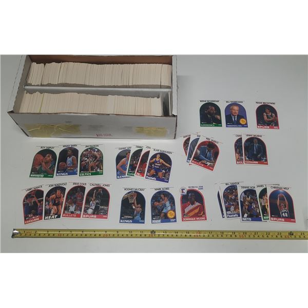 DBLE SHOEBOX 89-90 NBA HOOPS BASKETBALL