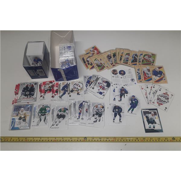 PART SET 2020-21 UD SP + INS,  + INSERTS 2023-24 OPC HOCKEY