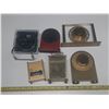 Image 5 : 6 QTZ DESK AND CARRIAGE CLOCKS, COUPLE WORKING, REST PARTS/REPAIR