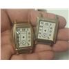 Image 2 : 6 VINTAGE ART-DECO GOLD PLATED WATCH CASES
