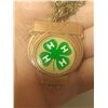 Image 2 : VINTAGE 4H CLUB AMULET C/W CHAIN 1980