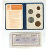 Image 2 : 1968-1971- British First decimal coins & 25 cent early store canadian tire coupon