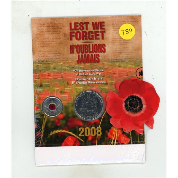 2008- Lest we forget-90th Anniversary of First World War