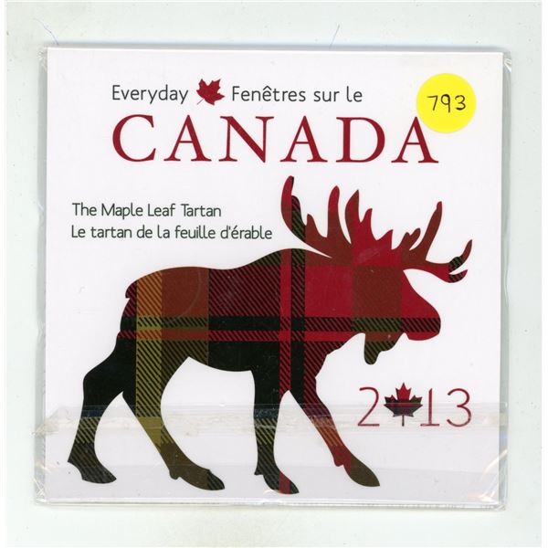 2013- The maple leaf tartan fifty cent coin