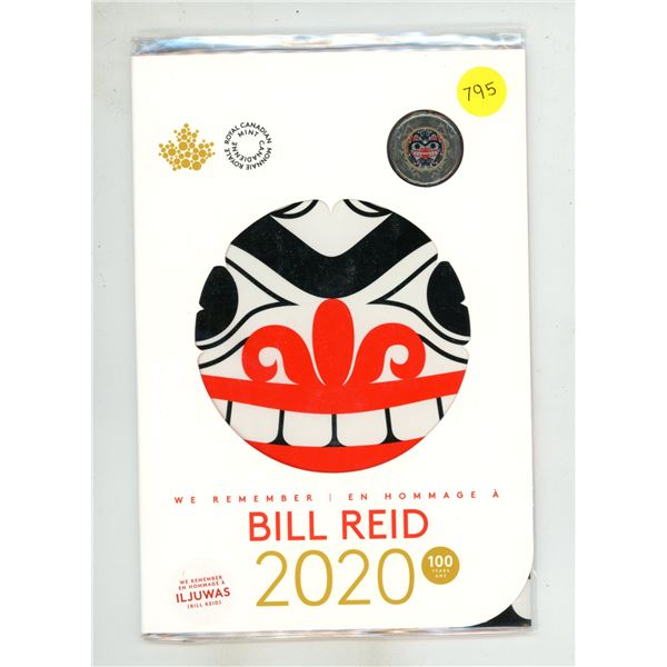 2020- We remember BILL REID - Six coin set