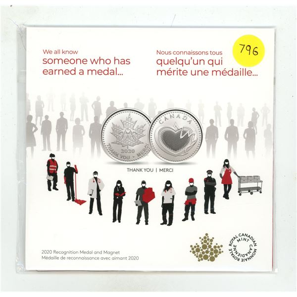 2020- Someone who has earned a medal and magnet