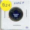 Image 1 : 2006P- Toronto Maple Leafs - Colourised 25 cents coin