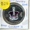 Image 1 : 2006- 80th Birthday Queen Elizabeth 11 - Colourised 25 cents coin