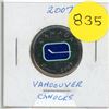 Image 1 : 2007P-Vancouver Canucks - Colourised 25 cents coin