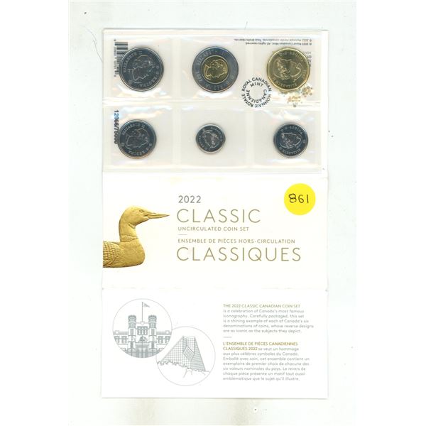 2022- Classic Uncirculated coin set