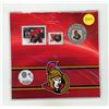 Image 1 : 2014- Ottawa Senators stamp and coin set