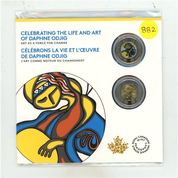 2025- Celebrating The Life and Art of Daphne Odjig - Plain and Coloured Toonies