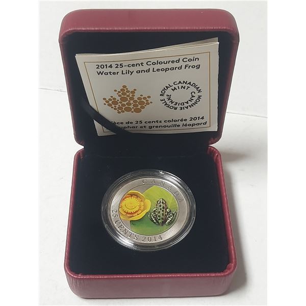 2014-Water-Lily and Leopard Frog