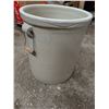 Image 3 : 10 Gal Crock w/ handles and Wood Lid (20"H)