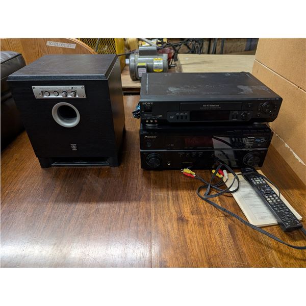 Yamaha Sub Woofer System, Sony Hi Fi Stereo, and etc. (Non tested)