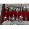 Image 4 : Roger’s silver-plated full set cutlery in a wooden case.
