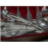 Image 8 : Roger’s silver-plated full set cutlery in a wooden case.