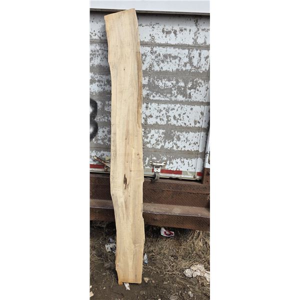 Live edge board- 13" by 9ft height- approx.