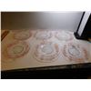 Image 2 : 6-PINK FLORAL ANCHOR HOCKING DESSERT PLATES