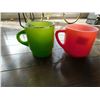 Image 2 : SCARCE FIRE KING AND FEDERAL GLASS MUGS
