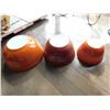 Image 3 : SET OF THREE PYREX, AUTUMN HARVEST, NESTING MIXING BOWLS