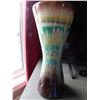 Image 1 : WEST GERMANY DRIP GLAZE 12” TALL HOURGLASS VASE