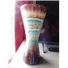 Image 3 : WEST GERMANY DRIP GLAZE 12” TALL HOURGLASS VASE
