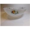 Image 1 : ARCOPOL FRANCE, “FRUITS DE FRANCE” SCALLOPED GLASS SERVING BOWL