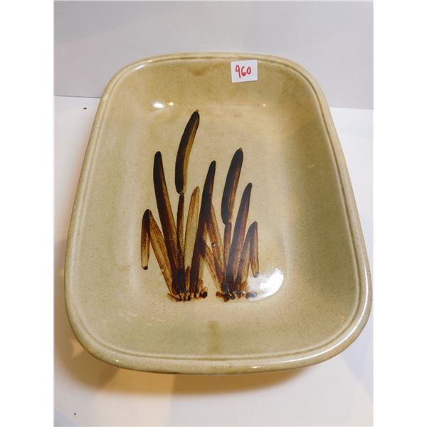 GALLEON WARE CANADA, CATTAILS DESIGN, TRAY
