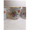 Image 2 : 6-EAST GERMAN FLORAL COFFEE MUGS