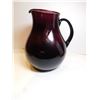 Image 2 : AMETHYST ART GLASS PITCHER 7 ¾ “TALL