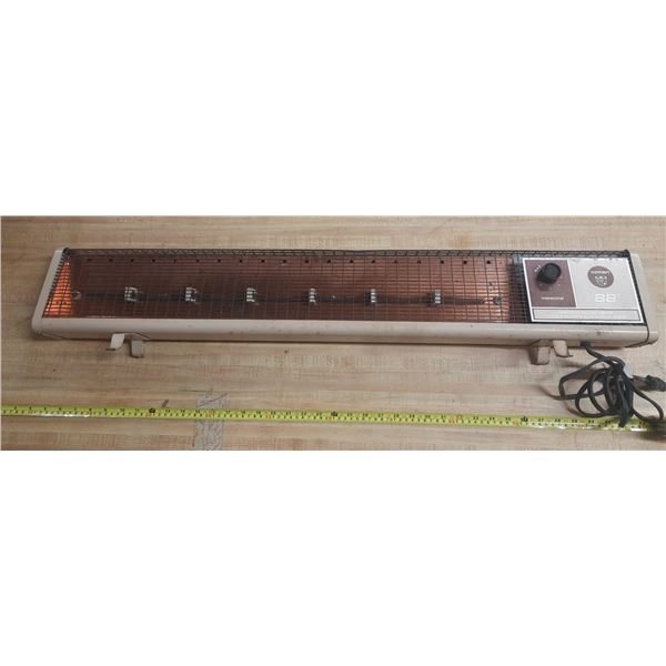 Vintage Thermostat Fanforced Radiant Heater. (Untested)