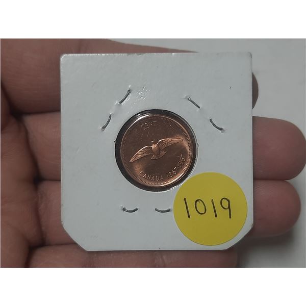 1967 Canada One Cent.