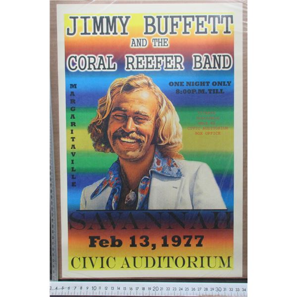 Jimmy Buffet Concert Poster