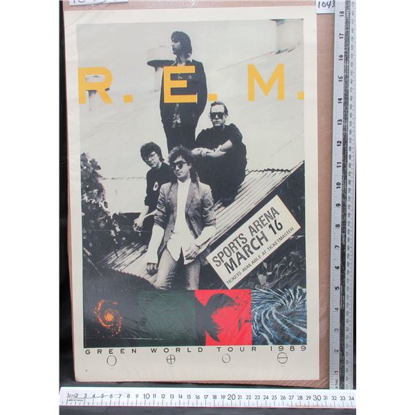 R.E.M. Concert Poster