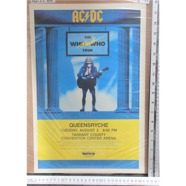 ACDC Concert Poster