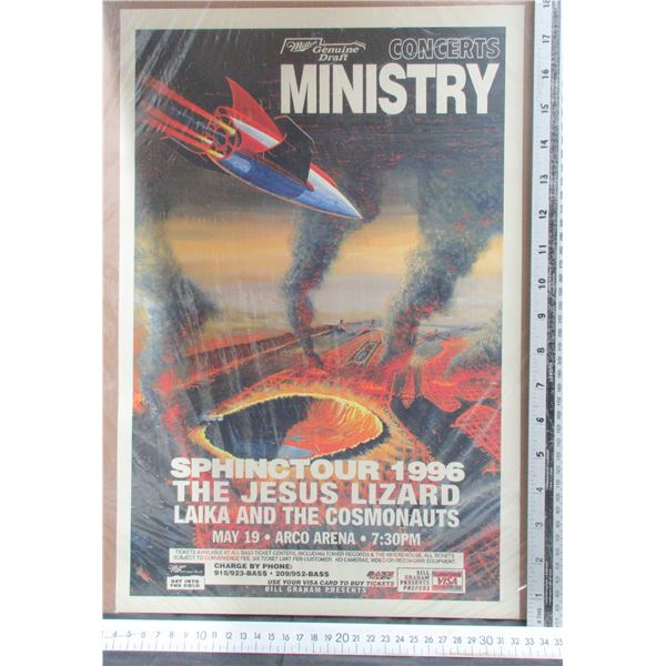 Ministry Concert Poster