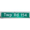 Image 2 : T.W.P. Rd 154 Metal Highway Sign