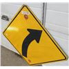 Image 3 : Small Curve Metal Highway Sign