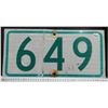 Image 2 : 2 Different Small Metal  Highway Signs