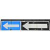 Image 1 : 2 Metal Arrow Highway Signs