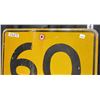 Image 4 : 60 km Per hour Metal Highway Sign