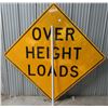 Image 2 : Lg. Over Height Loads Metal Highway Sign