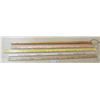 Image 1 : Collection of 5 Different Advertising Yard Sticks