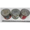 Image 3 : 3 Different Round Tabacco Tins